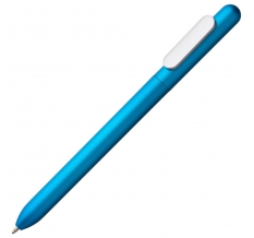Ручка шариковая Slider Silver, голубая