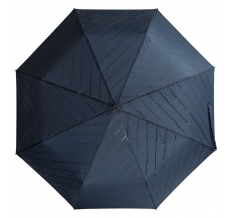 Складной зонт Magic с проявляющимся рисунком, темно-синий