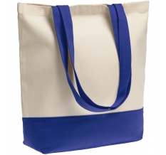 Холщовая сумка Shopaholic, ярко-синяя