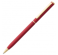 Ручка шариковая Hotel Gold, ver.2, матовая красная