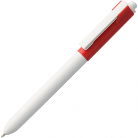 Ручка шариковая Hint Special, белая с красным0