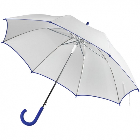 Зонт-трость Unit White, белый с синим0