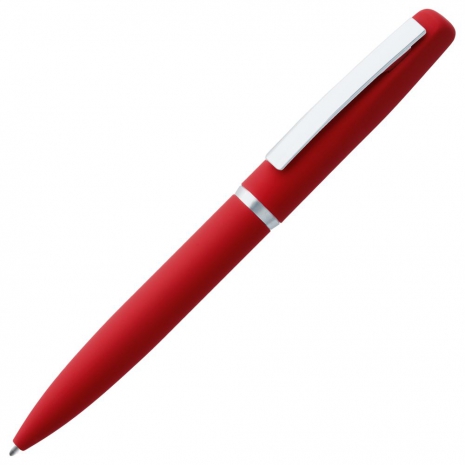 Ручка шариковая Bolt Soft Touch, красная0
