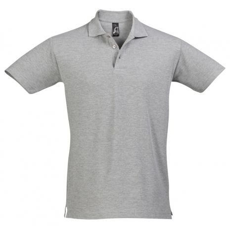 Рубашка поло мужская SPRING 210, серый меланж0
