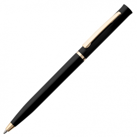 Ручка шариковая Euro Gold, черная0