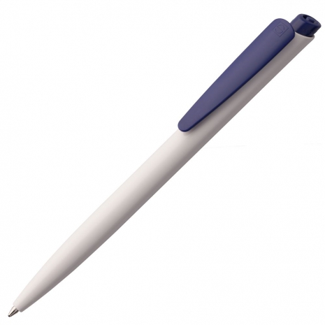 Ручка шариковая Senator Dart Polished, бело-синяя0