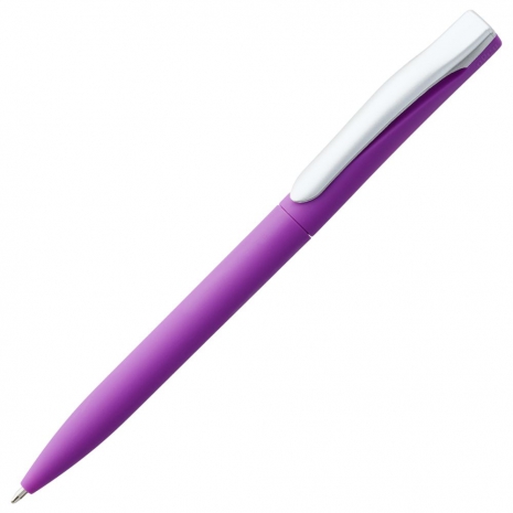Ручка шариковая Pin Soft Touch, фиолетовая0