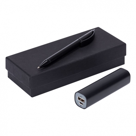 Набор Couple: аккумулятор и ручка, черный0