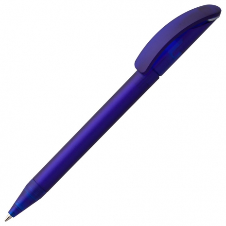 Ручка шариковая Prodir DS3 TFF Ring, синяя с серым0