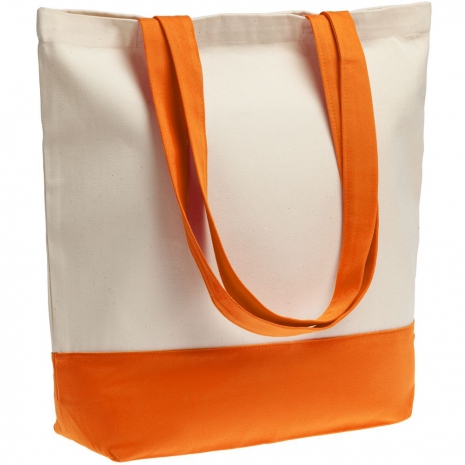 Холщовая сумка Shopaholic, оранжевая0