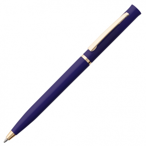 Ручка шариковая Euro Gold, синяя0