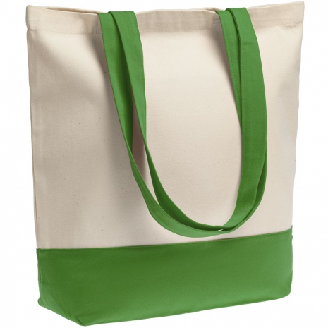 Холщовая сумка Shopaholic, ярко-зеленая0
