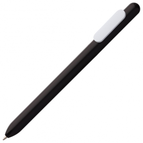 Ручка шариковая Slider, черная с белым0