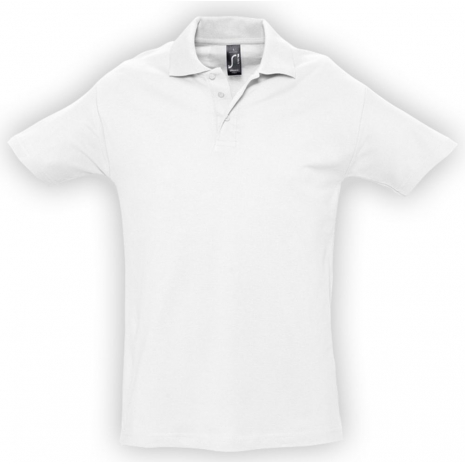 Рубашка поло мужская SPRING 210, белая0