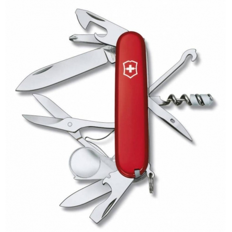 Офицерский нож Explorer 91, красный0