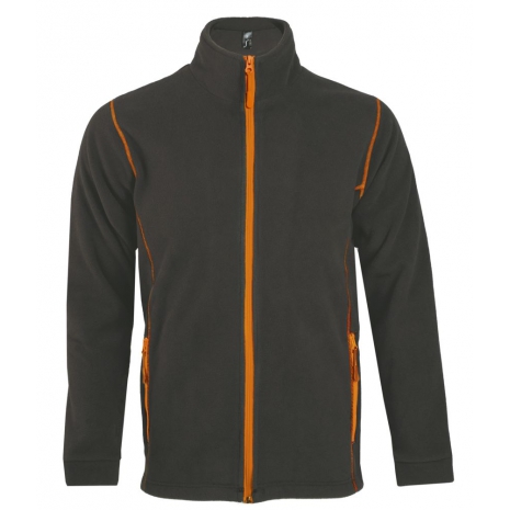 Куртка мужская NOVA MEN 200, темно-серая с оранжевым0
