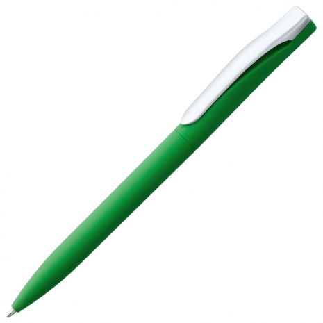 Ручка шариковая Pin Soft Touch, зеленая0