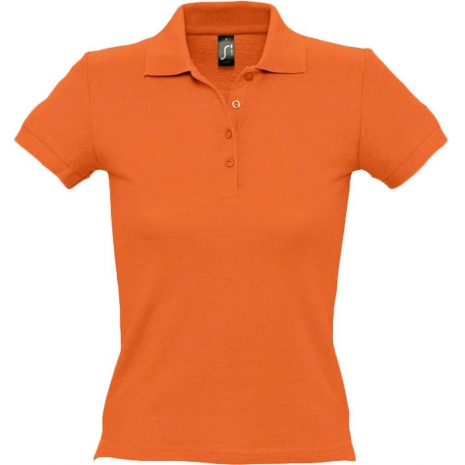 Рубашка поло женская PEOPLE 210, оранжевая0