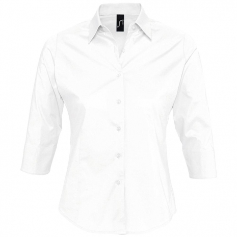 Рубашка женская с рукавом 3/4 EFFECT 140, белая0