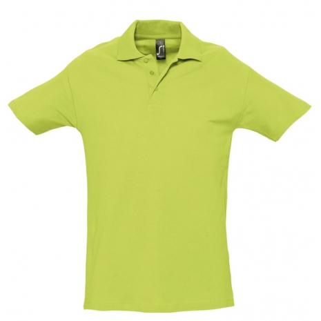 Рубашка поло мужская SPRING 210, зеленое яблоко0