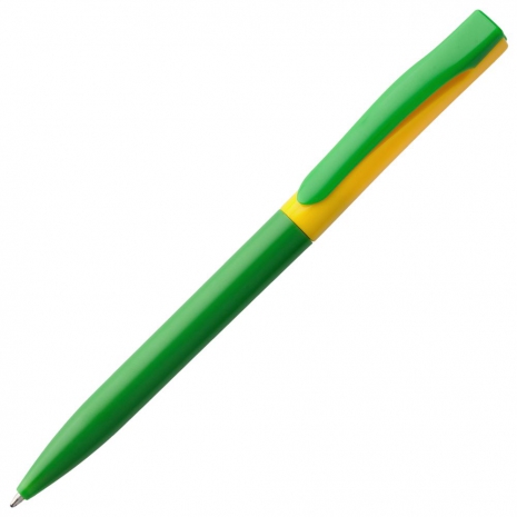 Ручка шариковая Pin Special, зелено-желтая0