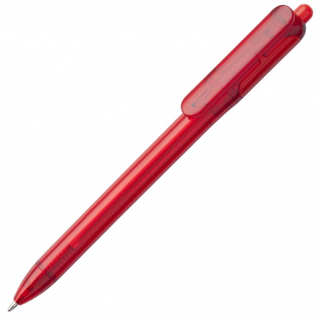 Ручка шариковая Bolide Transparent, красная0