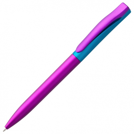 Ручка шариковая Pin Fashion, розово-голубая0