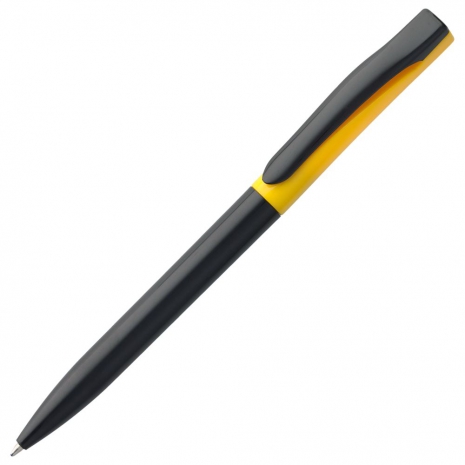 Ручка шариковая Pin Special, черно-желтая0