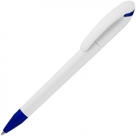 Ручка шариковая Beo Sport, белая с синим0
