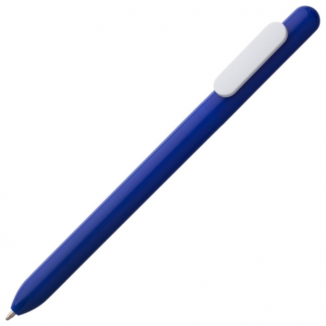 Ручка шариковая Slider, синяя с белым0