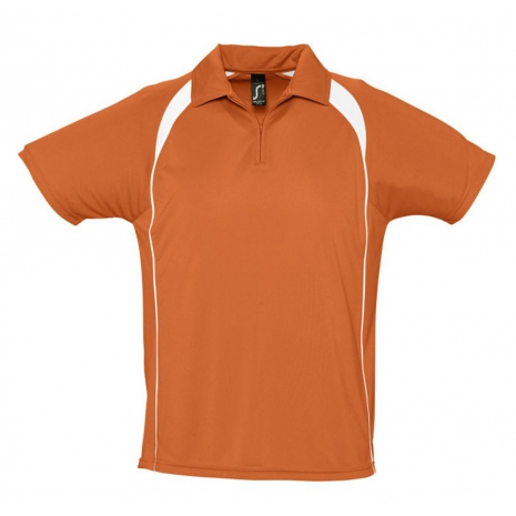 Спортивная рубашка поло Palladium 140 оранжевая с белым0