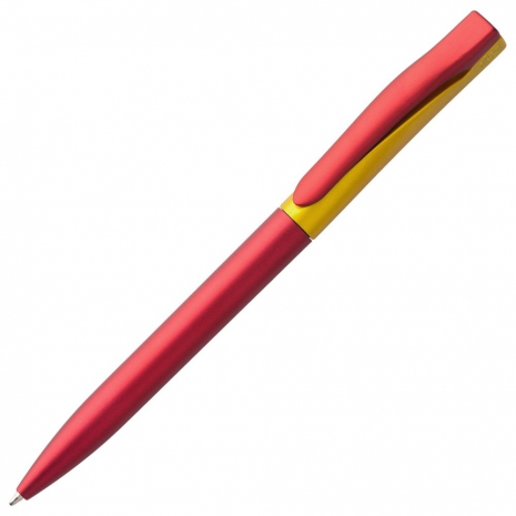 Ручка шариковая Pin Fashion, красно-желтая0