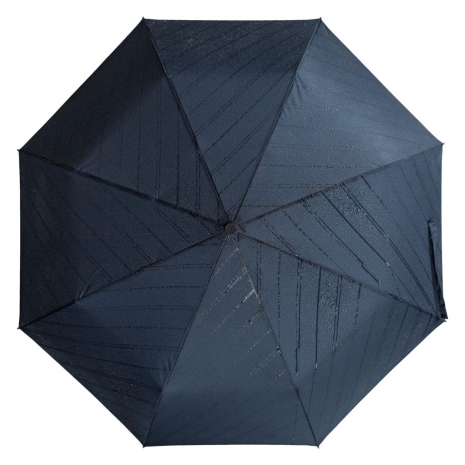 Складной зонт Magic с проявляющимся рисунком, темно-синий0
