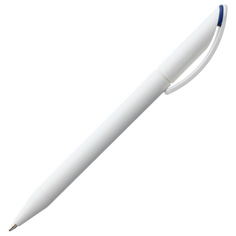 Ручка шариковая Prodir DS3 TMM-X, белая с темно-синим0