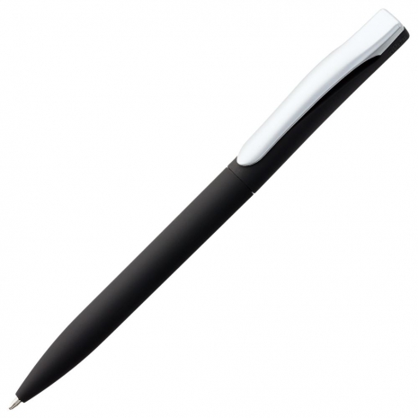 Ручка шариковая Pin Soft Touch, черная0