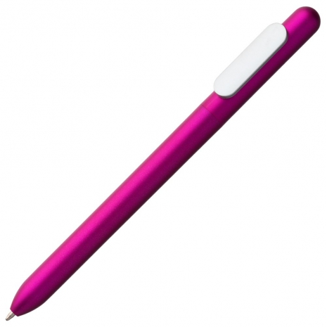 Ручка шариковая Slider Silver, розовая (фуксия)0