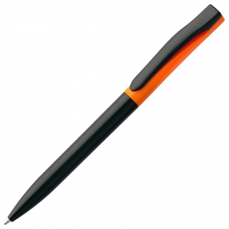 Ручка шариковая Pin Special, черно-оранжевая0