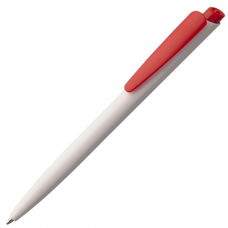 Ручка шариковая Senator Dart Polished, бело-красная0