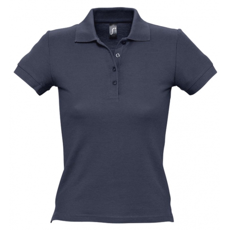 Рубашка поло женская PEOPLE 210, темно-синяя (navy)0