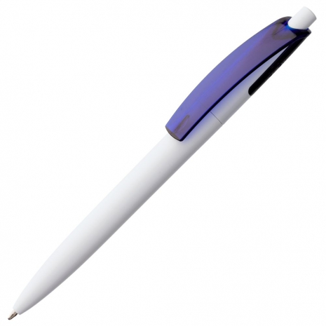 Ручка шариковая Bento, белая с синим0