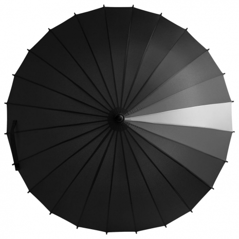 Зонт-трость «Спектр», черный0