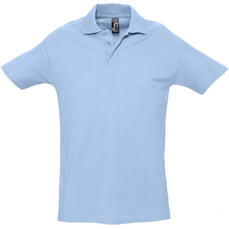 Рубашка поло мужская SPRING 210, голубая0
