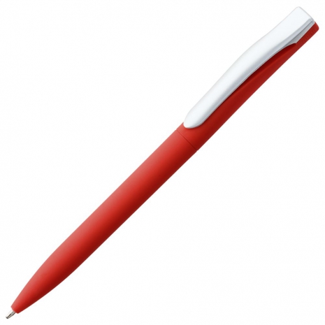 Ручка шариковая Pin Soft Touch, красная0