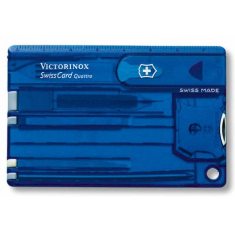 Набор инструментов SwissCard Quattro, синий0