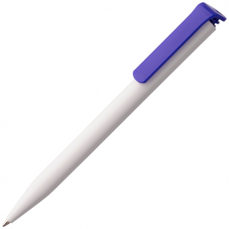 Ручка шариковая Senator Super Hit, белая с темно-синим0