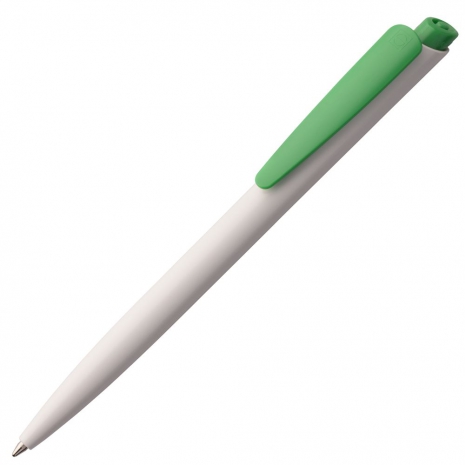 Ручка шариковая Senator Dart Polished, бело-зеленая0