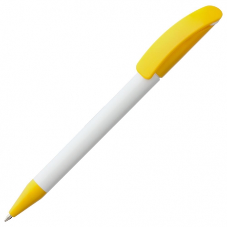 Ручка шариковая Prodir DS3 TPP Special, белая с желтым0