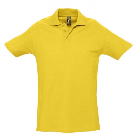 Рубашка поло мужская SPRING 210, желтая0