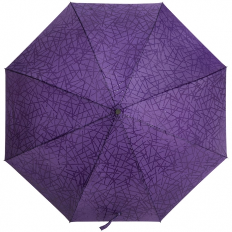 Складной зонт Magic с проявляющимся рисунком, фиолетовый0