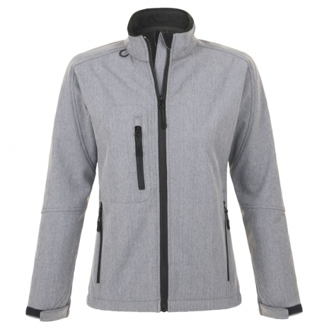 Куртка женская на молнии ROXY 340, серый меланж0